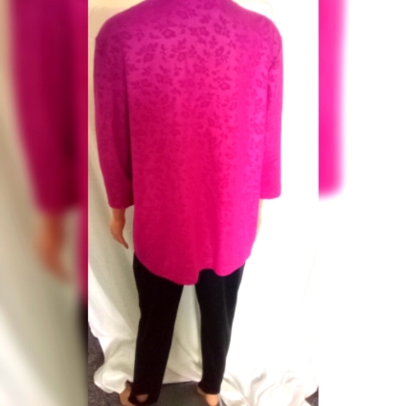 C&A 2 piece, stirrup pants, pink and black, made in Germany - Picture 4 of 4